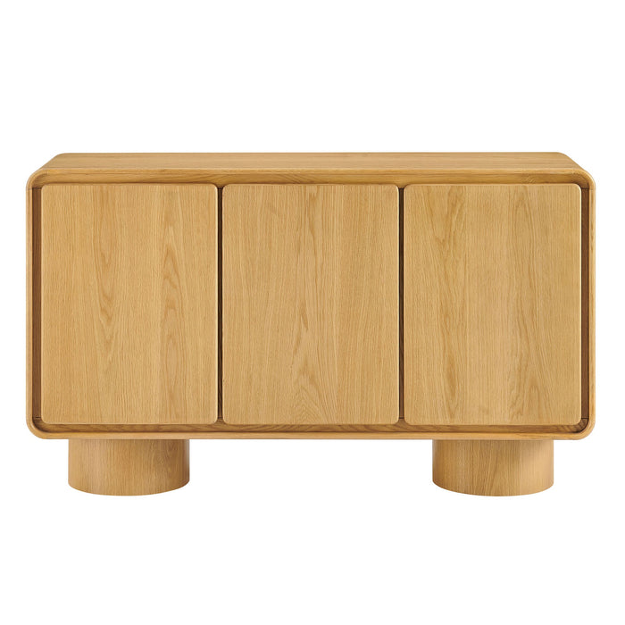 Lumo 3-Door Accent Cabinet Oak