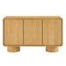 Lumo 3-Door Accent Cabinet Oak