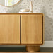 Lumo 3-Door Accent Cabinet Oak