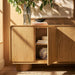 Lumo 4-Door Accent Cabinet Oak