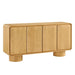 Lumo 4-Door Accent Cabinet Oak