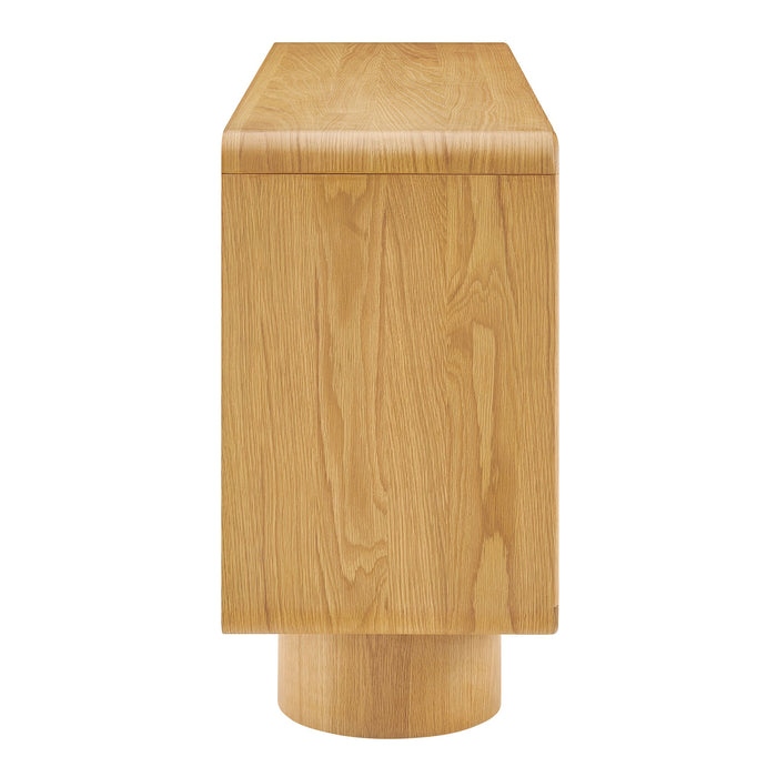 Lumo 4-Door Accent Cabinet Oak