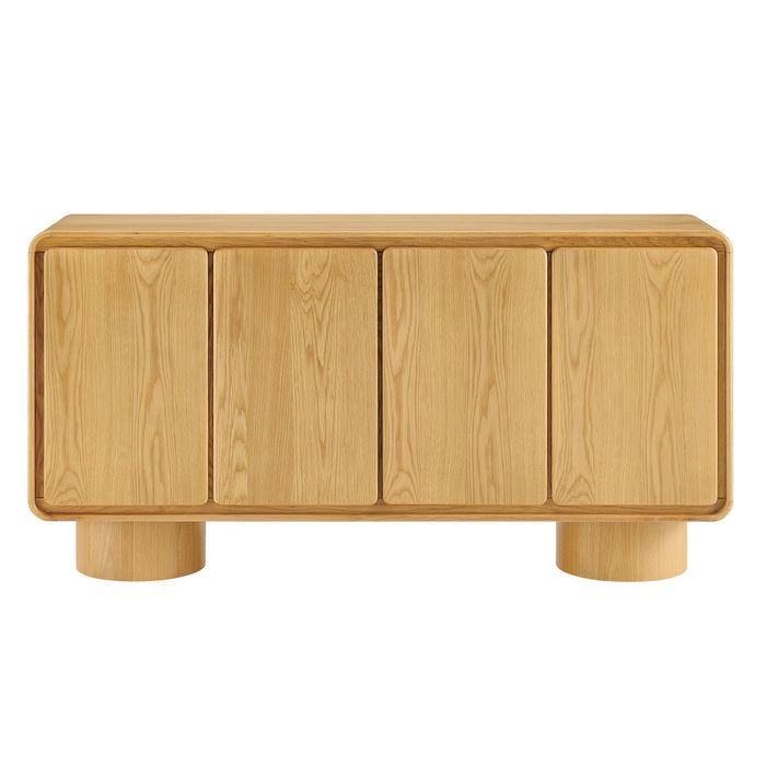 Lumo 4-Door Accent Cabinet Oak