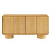 Lumo 4-Door Accent Cabinet Oak