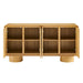 Lumo 4-Door Accent Cabinet Oak