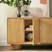 Lumo 4-Door Accent Cabinet Oak