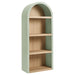Caleb 4 Arched Display Shelf Bookcase Sage