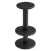 Neo 5-Piece Round Indoor - Outdoor Round Patio Bar Table And Stool Set Black