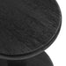Neo 15 Inch Round Indoor - Outdoor Patio Wood Bar Stools Black