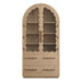Rory 76 Inch Arched Kitchen Pantry Cabinet Light Oak