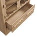 Rory 76 Inch Arched Kitchen Pantry Cabinet Light Oak