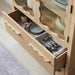 Rory 76 Inch Arched Kitchen Pantry Cabinet Light Oak
