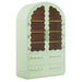 Modway Rory 76 Inch Arched Display Cabinet in Sage Walnut - front view