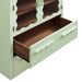 Modway Rory 76 Inch Arched Display Cabinet in Sage Walnut - lifestyle view