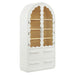 Modway Rory 76 Inch Arched Display Cabinet in White Oak - front view