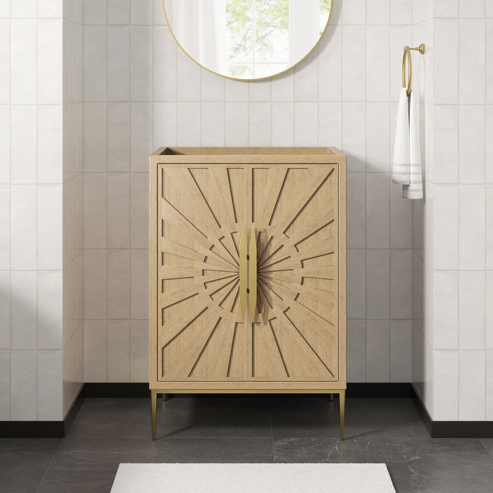 Awaken 24" Bathroom Vanity Cabinet Oak