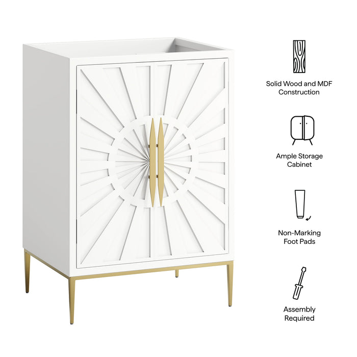 Awaken 24" Bathroom Vanity Cabinet White / 24"