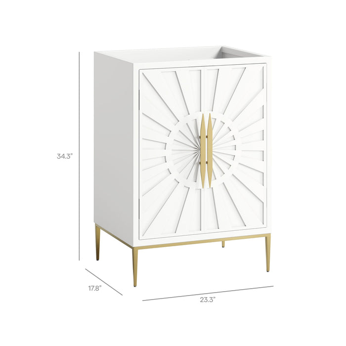Awaken 24" Bathroom Vanity Cabinet White / 24"