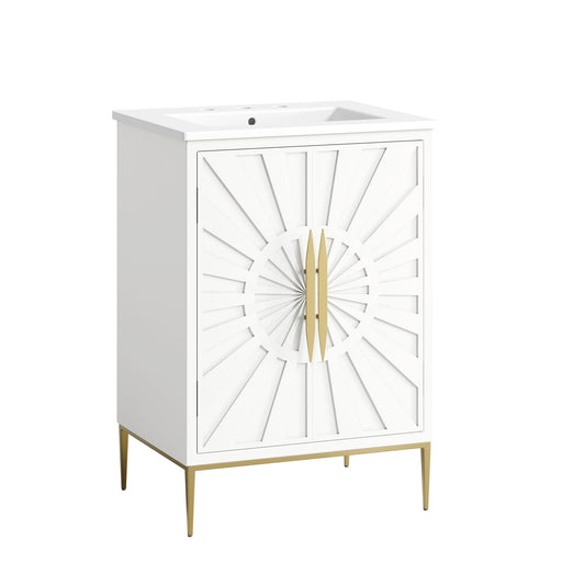 Awaken 24" Bathroom Vanity White White