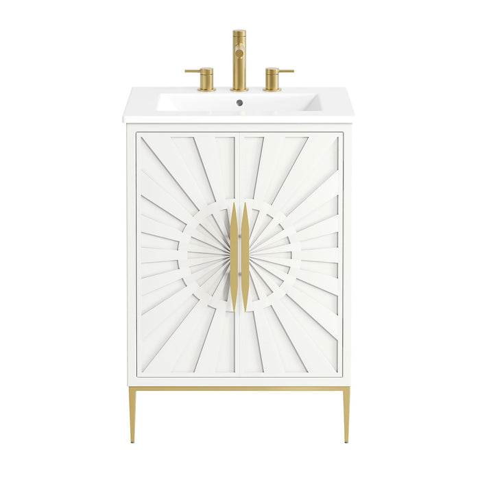 Awaken 24" Bathroom Vanity White White