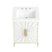 Awaken 24" Bathroom Vanity White White