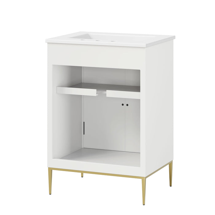Awaken 24" Bathroom Vanity White White