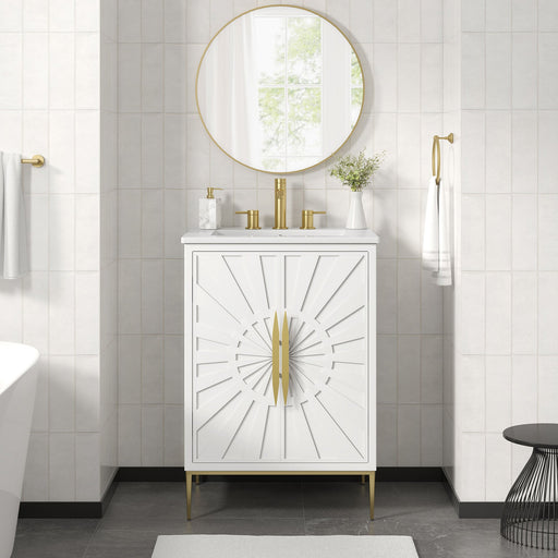 Awaken 24" Bathroom Vanity White White