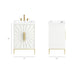 Awaken 24" Bathroom Vanity White White