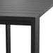 Tahoe 59 Inch Rectangle Outdoor Aluminum Bar Table Gray