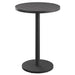 Tahoe 31 Inch Round Outdoor Aluminum Bar Table Gray
