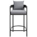 Tahoe Outdoor Patio Aluminum Bar Chair Gray