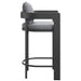 Tahoe Outdoor Patio Aluminum Bar Chair Gray