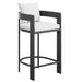 Tahoe Outdoor Patio Aluminum Bar Chair White
