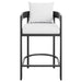 Tahoe Outdoor Patio Aluminum Counter Stool White