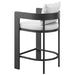 Tahoe Outdoor Patio Aluminum Counter Stool White