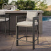 Tahoe Outdoor Patio Aluminum Counter Stool White