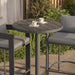 Tahoe 3-Piece Outdoor Aluminum Bar Set Gray
