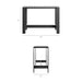Tahoe 5-Piece Outdoor Bar Table Set Charcoal
