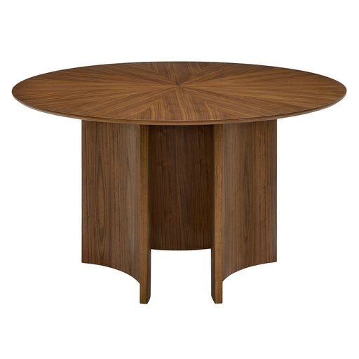 Sloane 54 Inch Round Dining Table Walnut