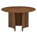 Sloane 54 Inch Round Dining Table Walnut