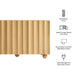 Sorren 54 Inch Scalloped Mango Wood Natural