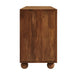 Sorren 72 Inch Scalloped Wood 4-Door Sideboard Walnut