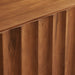 Sorren 72 Inch Scalloped Wood 4-Door Sideboard Walnut
