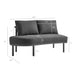 Modway Porta 5 Piece Outdoor Aluminum Modular Sofa Set - dimensions and specifications 32