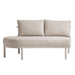 Modway Porta Left-Arm Facing Outdoor Aluminum Modular Piece in Khaki Stone - detail view