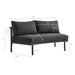 Modway Porta 5 Piece Outdoor Aluminum Modular Sofa Set - dimensions and specifications 33