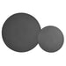 Modway Porta 2 Piece Nesting Outdoor Aluminum Coffee Table Set in Charcoal - side view