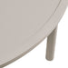 Modway Porta 2 Piece Nesting Outdoor Aluminum Coffee Table Set in Khaki - detail view