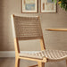 Modway Tindra Woven Dining Chairs Set of 2 in Natural - lifestyle view 13
