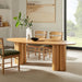 Modway Renwick 79 Inch Oak Veneer Oval Pedestal Dining Table in Oak - lifestyle view 12